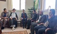  جمعی از مسئولین حوزه سلامت با حجت السلام والمسلمین حسینی مجد دیدار وگفتگو کردند